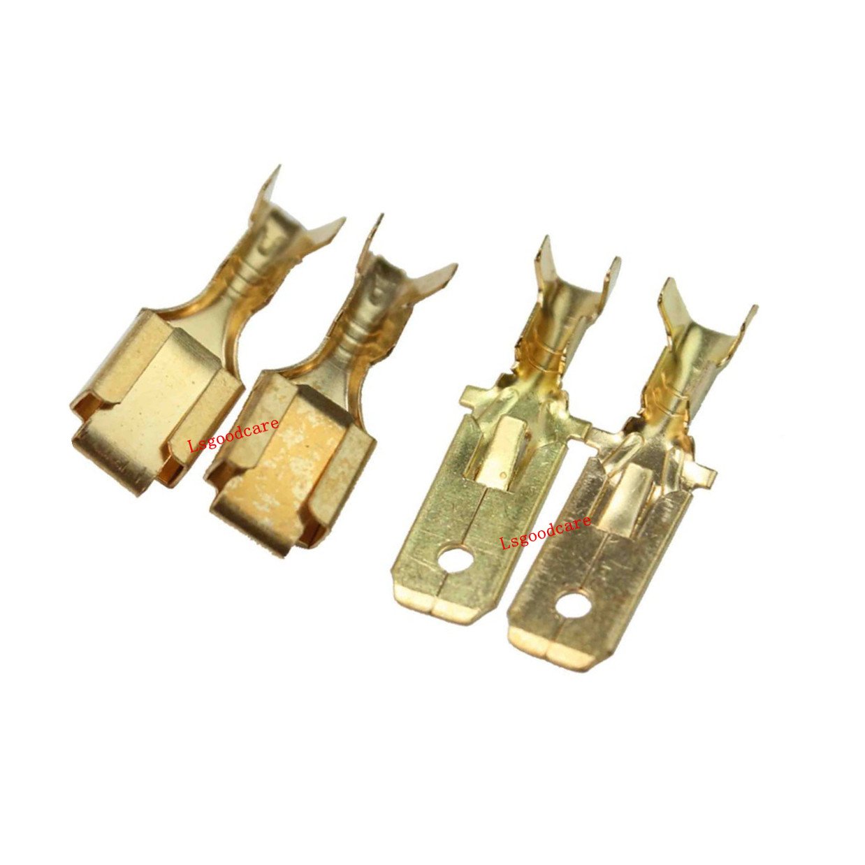 Lsgoodcare 20 Sets 6.3MM 4 Pin Way Electrical Automotive